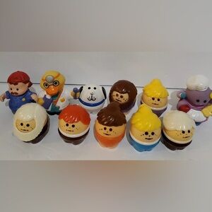 Lot Of 11 Vintage Little Tikes Toddle Tots Chunky People